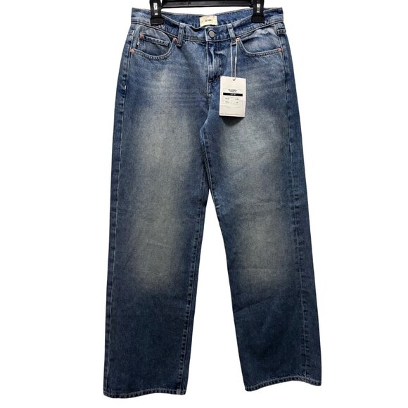 DL1961 Drew Straight-Leg Jeans Womens Size 26 Medium Wash - Picture 2 of 8